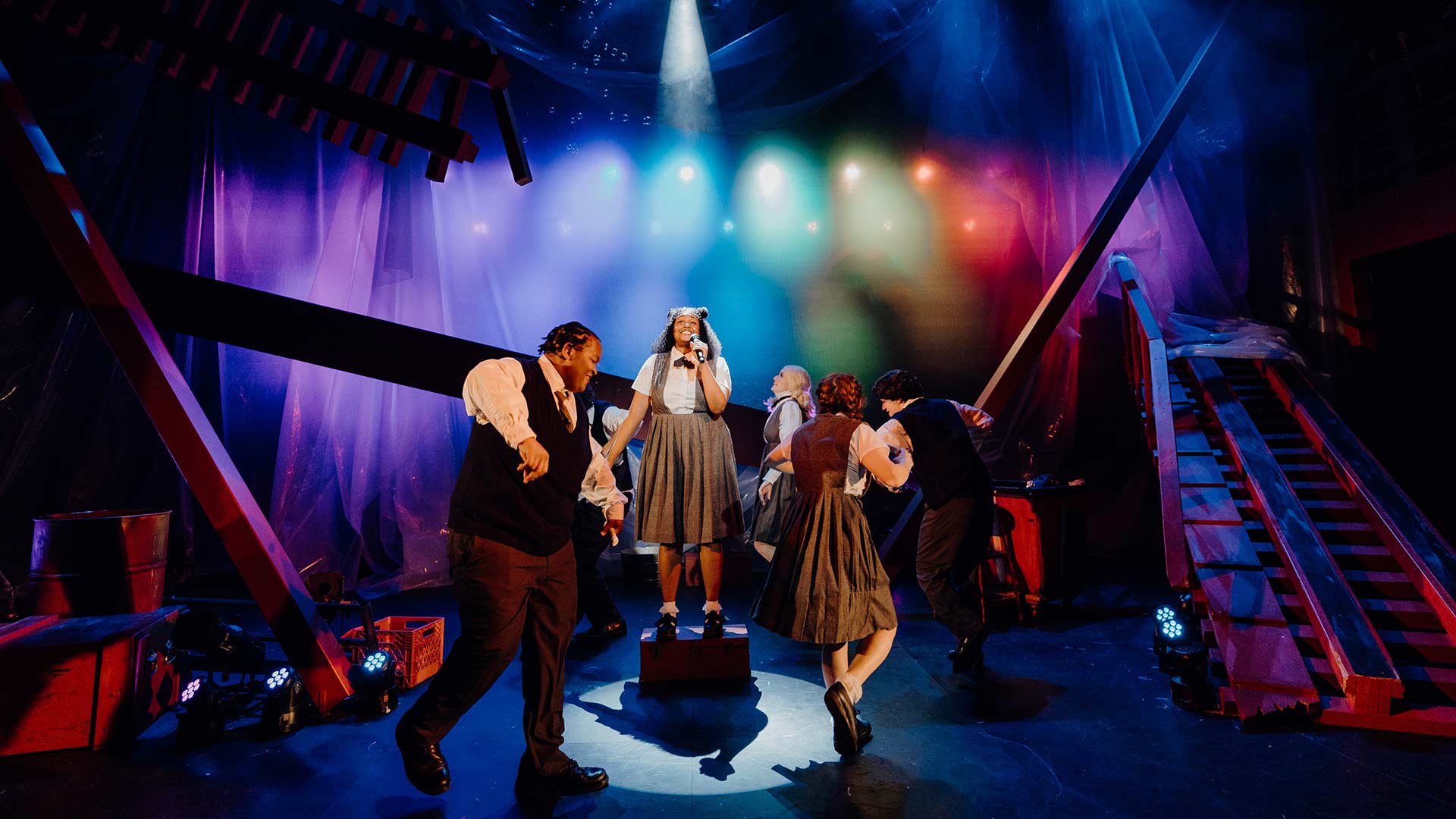 Ride the Cyclone Stage Actor Costumes and Props