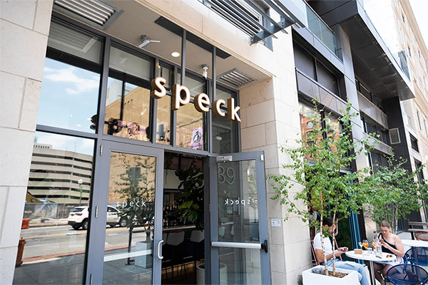 Speck Restaurant Entrance in Columbus Ohio